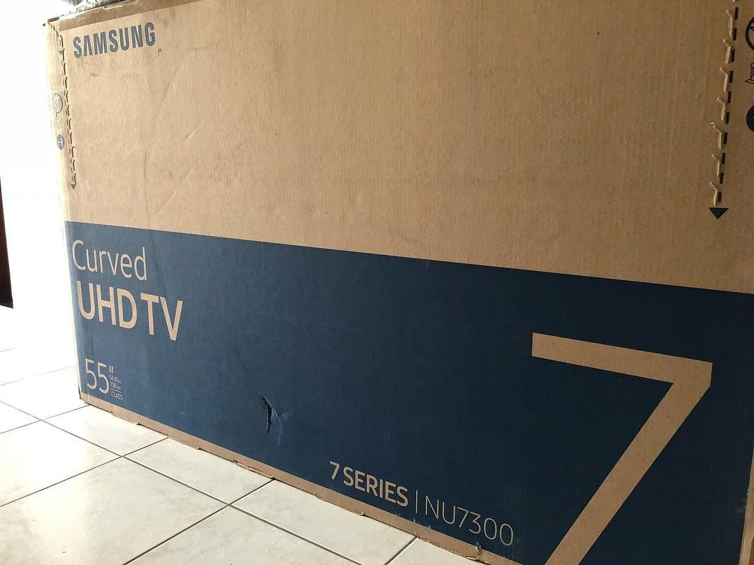 55-inch curved TV
